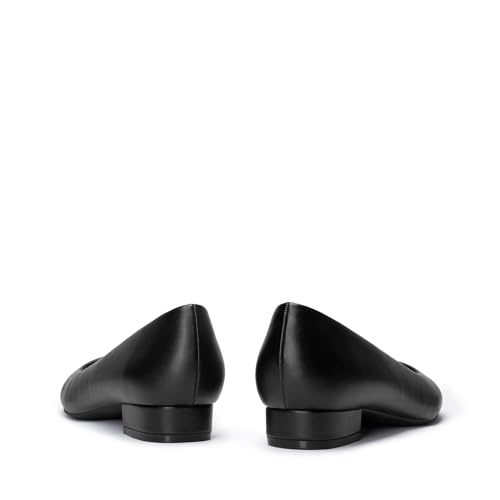 DREAM PAIRS Women's Low Chunky Closed Toe Pumps, Comfortable Slip-On Dress Shoes, Heels for Wedding, Work, Office, Party, Versatile Daily Wear3