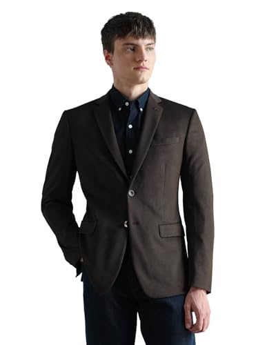 Image of Arrow Men's Zero Calorie Slim Fit Textured Blazer