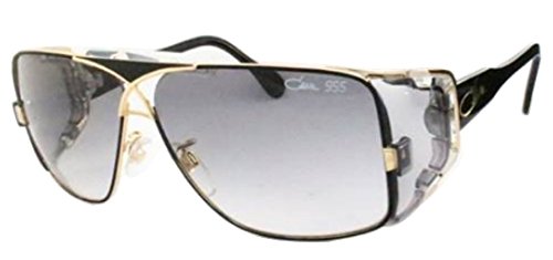Cazal CZ 955 Sunglasses 302 Black w/Gold Trim 63MM2