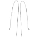Beadaholique 4-Inch/Add a Bead Sterling Silver Ear Threaders