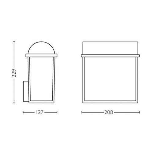 Applique murale Philips myGarden Harvest 2x42 W Extérieur IP44 Design classique - vue 7