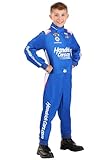 Fun Costumes Kids Kyle Larson HendrickCars NASCAR Costume Jumpsuit with Sponsor Graphics | Racing Uniform for Halloween Cosplay X-Large