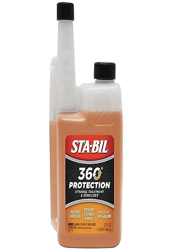 STA-BIL 360 Protection Ethanol Treatment & Fuel Stabilizer - Fuel System Cleaner - Fuel Injector Cleaner - Increases Fuel Mileage - Protects Fuel System - Treats 160 Gallons - 32 Fl. Oz. (22275-6PK)
