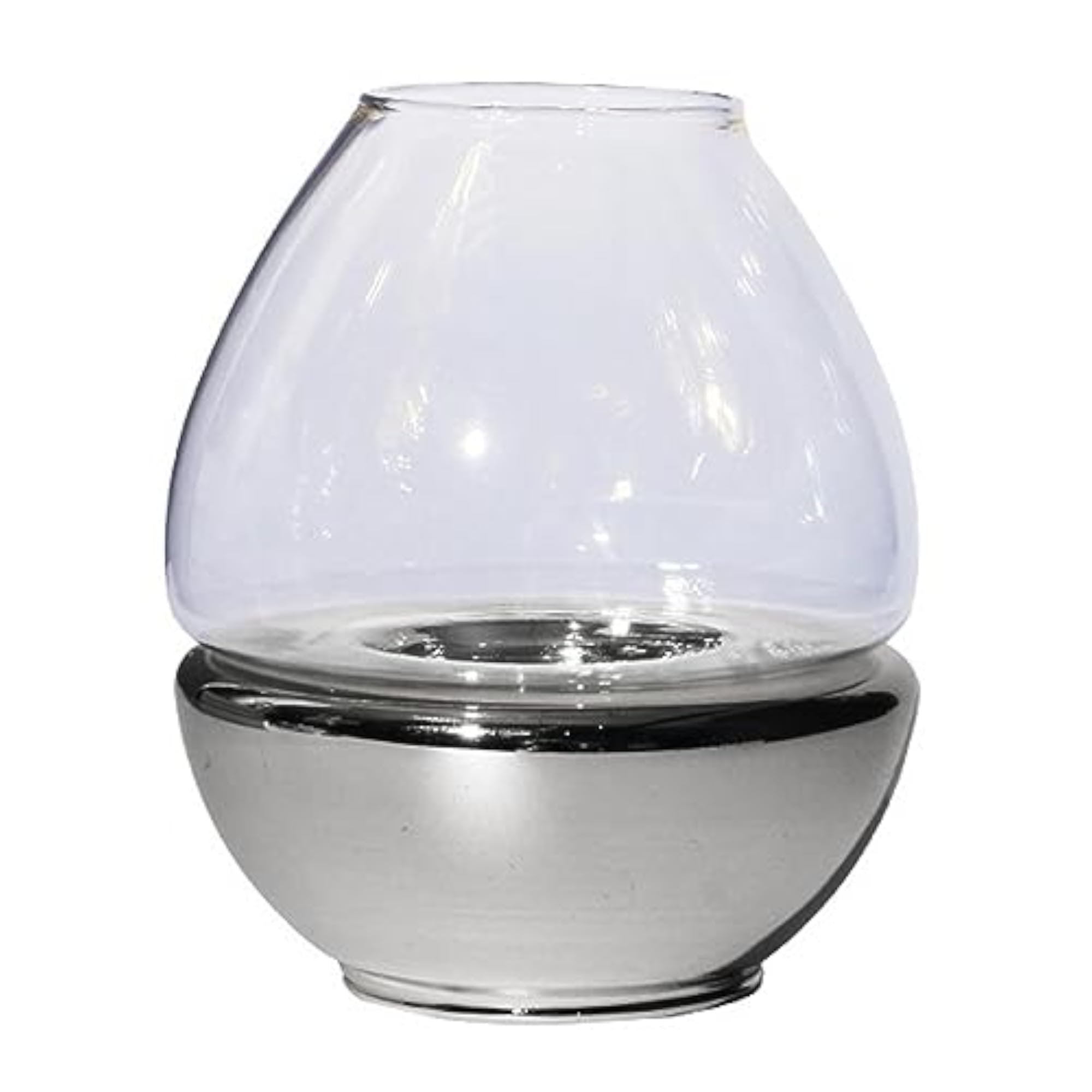 Clear Tealight Candle Holder, Glass Decor