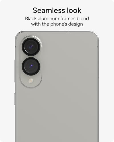 Image of ZAGG Glass Elite Anti-Reflective Samsung Galaxy S25 Edge Camera Lens Protector - Anti-Glare Technology, Maximum Impact & Scratch Resistance, Smudge-Free Surface, Recycled Materials