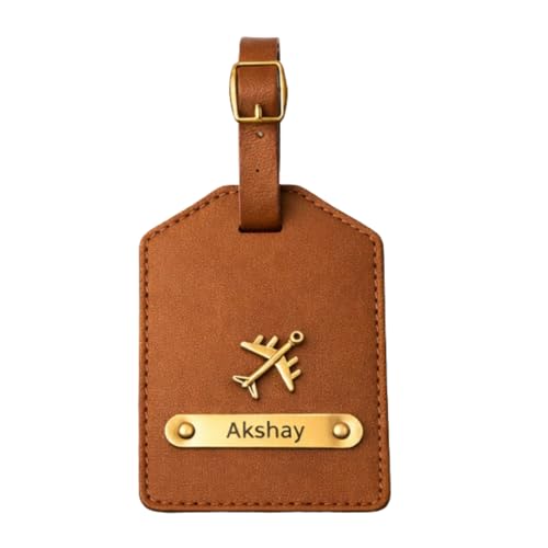 Image of Vegan Leather Family Travel Gift Set, Tan, Large Travel Organizer, Medium Pouch, 2 Passport Covers, 2 Luggage Tags in Gift Box (Tan)