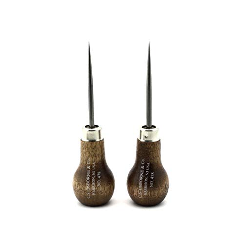 C.S. Osborne Scratch Awl #478 Leather Tools Set of 2
