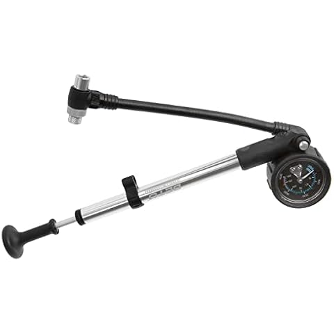 BETO Fahrradpumpe, Dämpferpumpe mit Manometer und Entlüftungsventil Cover