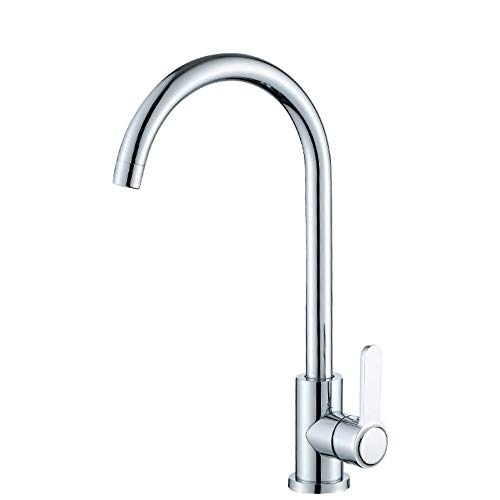 Robinet d'évier en acier inoxydable 304 avec finition électroplaquée - 2