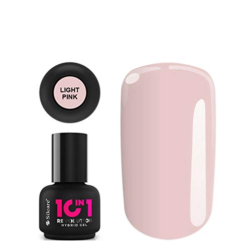 Silcare 10in1 Revolution Gel ibrido rosa chiaro Base Top Vitamine 15 g
