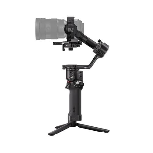 Image of DJ I RS 5 Gimbal Stabilizer for Camera Canon /Sony /Panasonic /Nikon /Fujifilm, Fine-Tuning Knobs, 2nd-Gen Automated Axis Locks, Quick-Open Tripod, New Z-Axis Indicator
