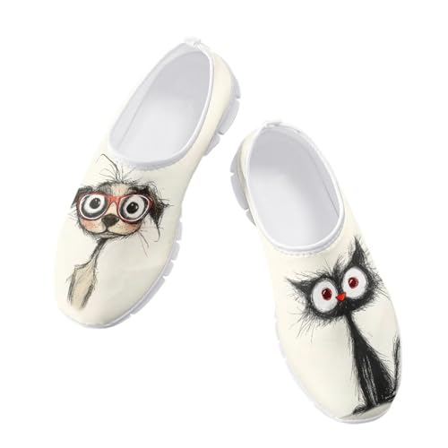Image of Jeiento Cute Dog Women's Casual Slip On Shoes Loafers Sneakers for Women