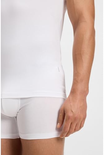 Boss Para Hombre. 50475276 Camisetarn 2P Modern 10243513 01 Blanco (Xl), Casual, AlgodóN, Manga Corta - 5