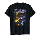 Offiziell lizenziertes Vintage-T-Shirt mit dem ikonischen Purple Rain-Artwork von Prince