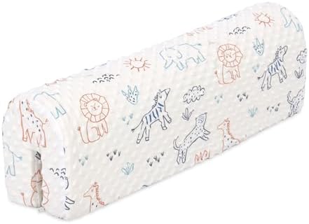 HAVARGO Bettkantenschutz für Kinderbetten, Bettschiene Stoßfänger Schutz, Schutz für Bettrahmen Rand Schutz Kleinkinder Kinderbett, abnehmbare Abdeckung -70CM