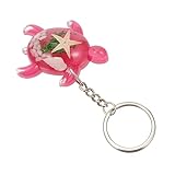 Mini-schlüsselanhänger mit schildkrötenmotiv: glatte oberfläche, handgefühl, leicht und sicher, schlüsselanhänger mit cartoon-schildkrötenmotiv