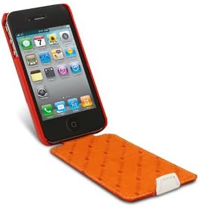 MELKCO Limited Edition Jacka Type Leather Case for Apple iPhone 4/4S - (Red/White) - APIPO4LCJM1RDWELC image 4