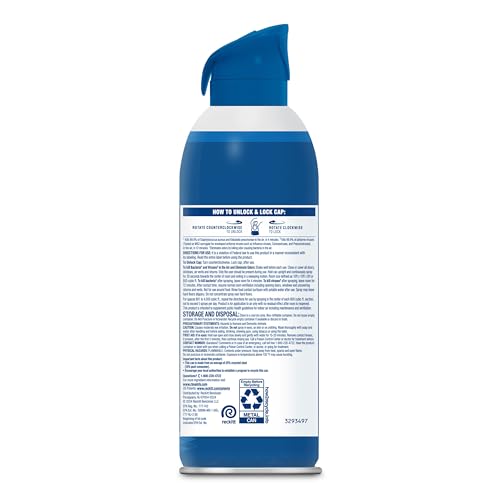 Lysol Air Sanitizer Spray, Air Freshener Alternative, White Linen 3-Pk | Lysol Scented Air Sanitizing Room Spray, Bacterial Odor Eliminator, Home, Office, Classroom, Toilet, & Bathroom Spray, 10 oz - image 9