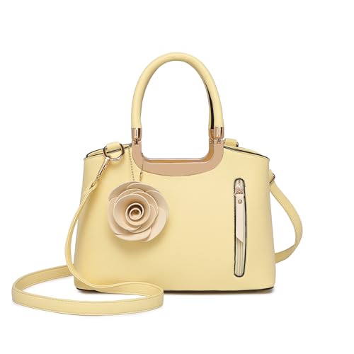 Miss Lulu Petit Sac Bandouliere Femmes Joli Sacs à Main en Simili Cuir Fleur pour Usage Quotidien
