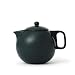 Produktbild Viva Scandinavia Porzellan-Teekanne mit Deckel und Teesieb für losen Tee, Losetee, Blatt-Tee, tropffreier Auslauf, 1,0 l, Schwarz V76039