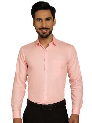 Image of Indian Needle Men's Solid Regular Fit Shirt