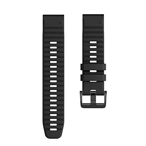 Bracelet de rechange noir pour Garmin Fenix 5X anti-transpiration en silicone