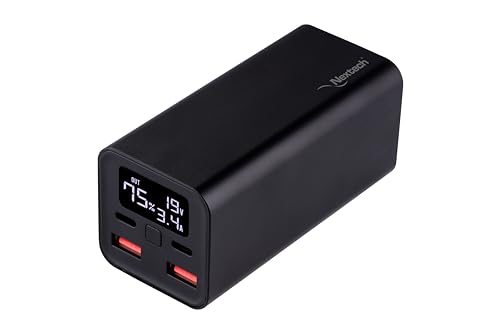 Nextech Tower 20000 mAh 65W Fast Charging Power Bank | Universal & Portable | Laptop PowerBank | Universal Powerbank for iPhone, MacBook, Tablet, Smartphone | Power Bank 20000mAh Fast Charging USB-C