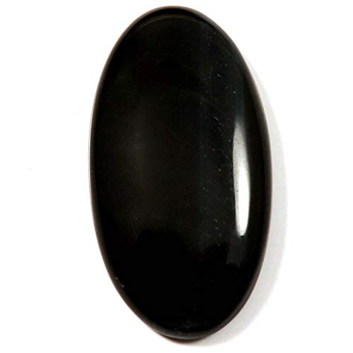 Œil de tigre bleu véritable cabochon ovale de 47,6 carats contre le stress