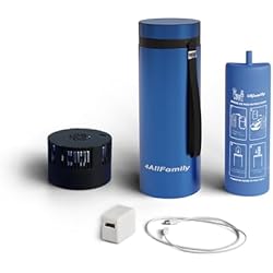 4ALLFAMILY Explorer Insulin Cooler Travel Case 3-In-1 – Insulin Travel Case TSA Approved with 72h Cooling – Blue USB Powered Medicine Cooler + Ice Pack for Temperature-Sensitive Meds