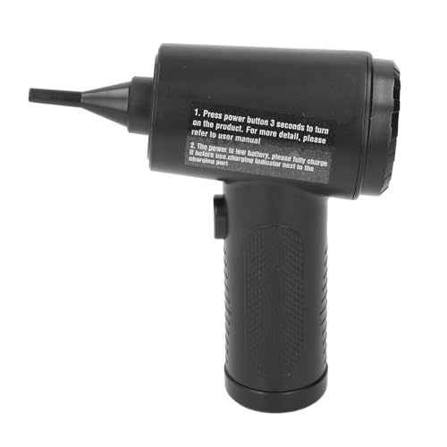 Bnineteenteam Cordless Air Duster Wireless Electric Air Duster Compressed 68W 43000-51000RPM with 3pcs 2000mAh Battery for Home Cars Office Cleaning