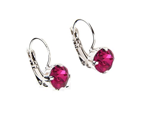 Women 925 Sterling Silver Silver Oval Crystal