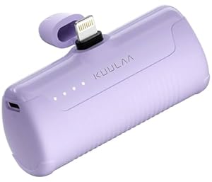 Kuulaa Mini Power Bank Portable Charger for iPhone Small Battery Pack Charger Portable 4500mAh Mini Battery Bank Compatible with iPhone 14/14 Pro Max/13/13 Pro Max/12/11/XR/X/8/7/6, etc