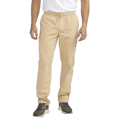 Pantalon cargo à enfiler homme Silver Jeans mode urbaine décontractée en coton