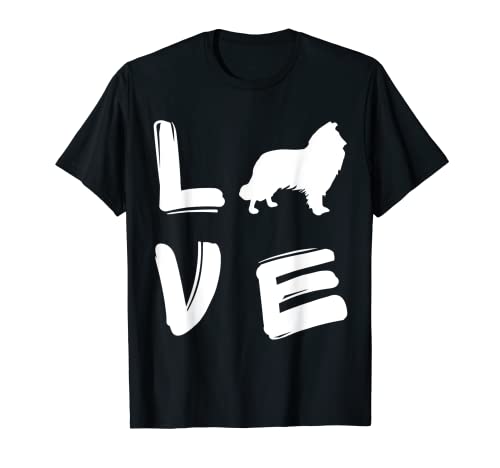 Amor Shetland Sheepdog Sheltie Camiseta