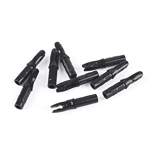 Yls 30 Pack Archery Arrow Nock Id 6.2Mm/.244" Plastic Insert Arrow Nocks Tail For Diy Hunting Shooting Arrows #TOP5