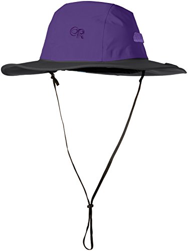 Outdoor Research Seattle Sombrero Hat, Purple Rain/Dark Grey, Medium