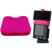 Vapor Fitness Pink Phone Holder and Silicone Seat Cover Combo Designed for The Concept 2 Rowing Machine and PM5 Monitor