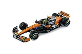 Solido   McLaren MCL39#4 GP Australia 2025 1:18   Die Cast Formule 1   Voiture Miniature conducteur L. Norris, Orange, modèle de Collection, Carton fenêtre avec Base en Plastique