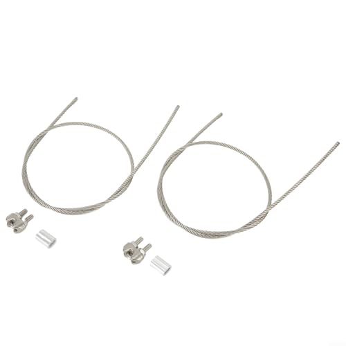 Jotekonoby Stainless Steel Solar Panel Mounting Rope for Balcony Installation Kit, Heavy Duty Hanging Cable and Bracket Suspension System for Balcony Power Plant Securing
