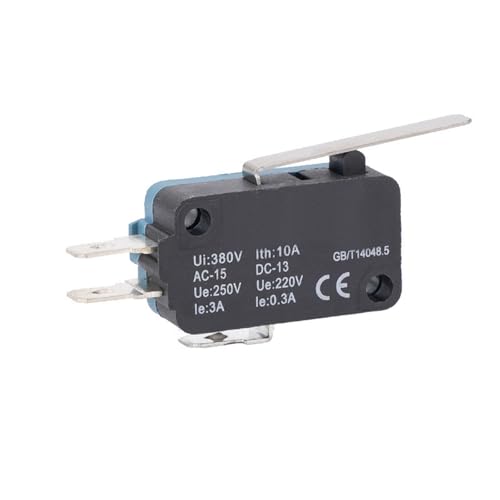 Interruptor de límite V-152-1C25 de alta precisión con palanca de rodillo largo