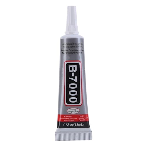 B7000 Glue,25ML Super Glue Transparent Paste Adhesive Multi-Function Repair Glues Suitable for Phone Jewelry Glass Wood Metal Fabric 25ml