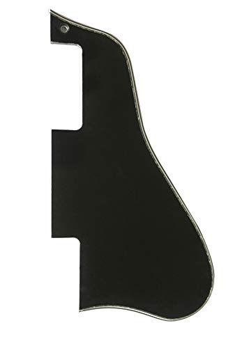 Custom Guitar Pickguard For Gibson ES-335 Style Guitar Pickguard Short (4 Ply Black)