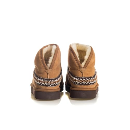 UGG Femme Classic Mini Crescent Botte Tendance, Chestnut, 36 EU