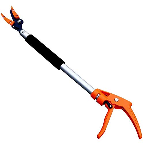 Sécateur Télescopique, Cisailles À Gazon À Long Manche, Coupe-Gazon avec Manche Cover