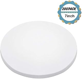 Kasmoire 7inch Round Parchment Paper(200Pack), for Baking Cakes,Cooking,Cookies,Pastries,Dutch Oven,Air Fryer,Tortilla Press