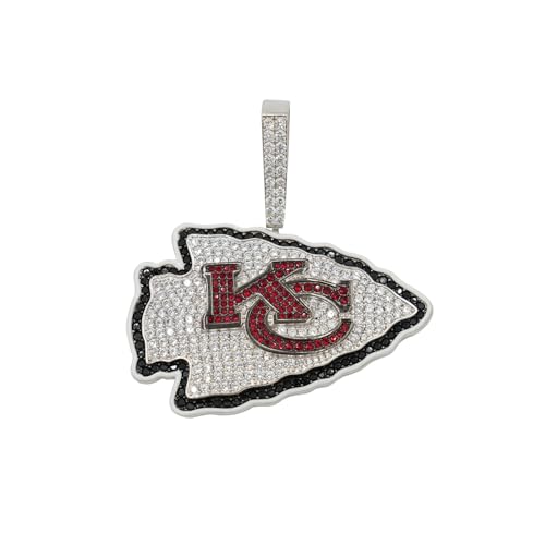 GLD Large Kansas City Chiefs Pendant - Official NFL Chain Pendant