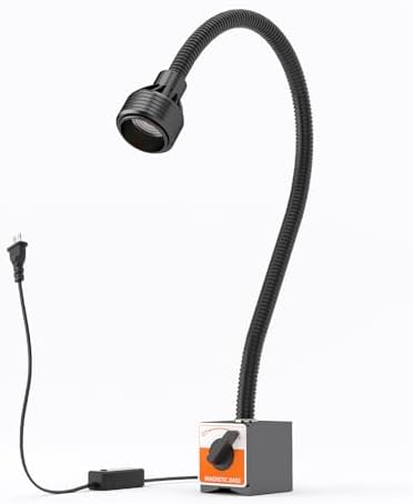 Magnetic Work Light, LED Machine Light with Flexible Gooseneck and ...