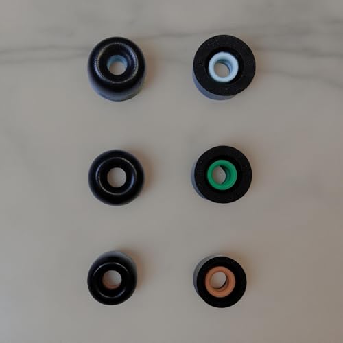 Image of Premium Memory Foam Earbud Tips (S /M /L) with Storage Case - Noise‑Isolating Replacement for Sony WF‑1000XM4, Samsung Level U (Fits 4mm Nozzle Earbuds)