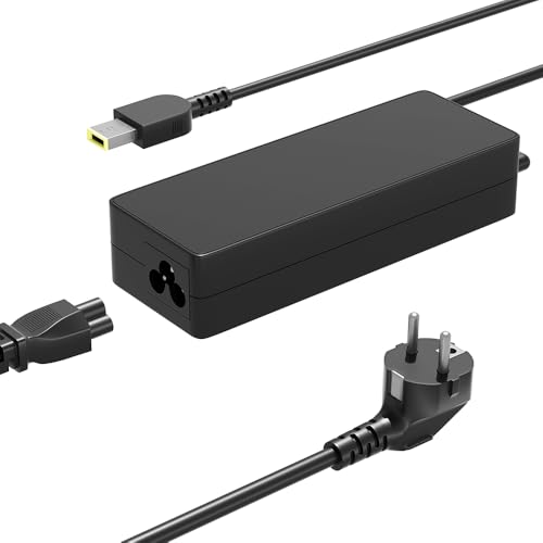 PowerPortnerLink Cargador 90W Compatible con Lenovo ideacentre/ThinkCentre All in One Desktop, ThinkPad T460p T470p T540p Yoga 2 730 720 ideapad Flex 2 3 720S V110 V130 Laptop Alimentacion
