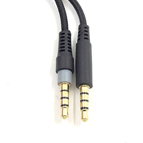 Cable de audio auxiliar desmontable 3.5mm con control volumen miniatura 5